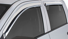 Cargar imagen en el visor de la galería, Stampede 2014-2018 Chevy Silverado 1500 Crew Cab Pickup Tape-Onz Sidewind Deflector 4pc - Chrome