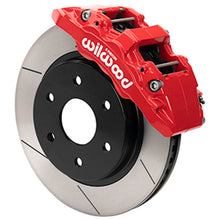 Cargar imagen en el visor de la galería, Wilwood 2021 Ford F-150 Raptor Aero6-DM Front Brake Kit - Slotted - Red