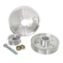 Cargar imagen en el visor de la galería, BBK 02-04 Mustang 4.6 GT Underdrive Pulley Kit - Lightweight CNC Billet Aluminum (3pc)