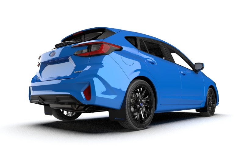 Rally Armor 24-26 Subaru Impreza Black UR Mud Flap w/ White Logo