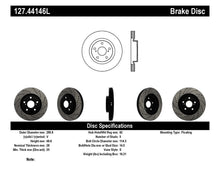 Cargar imagen en el visor de la galería, StopTech 07-09 Lexus ES 250/ES 300/ ES330/ES350 SportStop Slotted &amp; Drilled Left Front Rotor