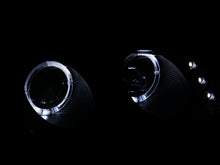 Cargar imagen en el visor de la galería, ANZO 1997-1999 Mitsubishi Eclipse Projector Headlights w/ Halo Black G2