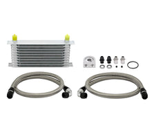 Cargar imagen en el visor de la galería, Mishimoto Universal 10 Row Oil Cooler Kit (Metal Braided Lines)