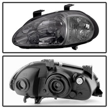 Cargar imagen en el visor de la galería, Xtune Honda Del Sol 93-97 1Pc Crystal Headlights Smoke HD-ON-HDEL93-1P-SM