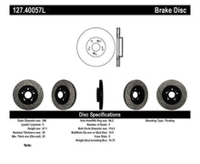 Cargar imagen en el visor de la galería, StopTech 02-06 Acura RSX Type S / 06-09 Honda Civic Si Slotted &amp; Drilled Left Front Rotor
