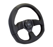 Cargar imagen en el visor de la galería, NRG Reinforced Steering Wheel (320mm Horizontal / 330mm Vertical) Leather w/Black Stitching