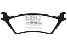 Cargar imagen en el visor de la galería, EBC 15+ Ford F150 2.7 Twin Turbo (2WD) Yellowstuff Rear Brake Pads