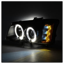 Load image into Gallery viewer, Spyder Chevy Silverado 1500 03-06 Projector LED Halo LED Amber Reflctr Blk PRO-YD-CS03-AM-BK