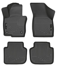Cargar imagen en el visor de la galería, Husky Liners 2012 Volkswagen Passat WeatherBeater Combo Black Floor Liners