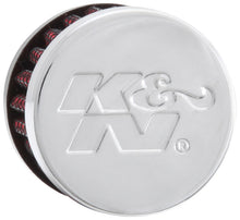 Cargar imagen en el visor de la galería, K&amp;N .315/.431 Flange 1 3/8 inch OD 1.5 inch H Clamp On Crankcase Vent Filter