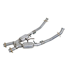 Cargar imagen en el visor de la galería, BBK 86-93 Mustang 5.0 High Flow X Pipe With Catalytic Converters - 2-1/2