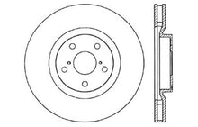 Cargar imagen en el visor de la galería, StopTech 5/93-98 Toyota Supra Turbo Left Front Slotted &amp; Drilled Rotor