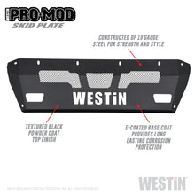 Cargar imagen en el visor de la galería, Westin 15-19 Chevrolet Silverado 2500/3500 Pro-Mod Skid Plate - Textured Black
