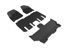 Cargar imagen en el visor de la galería, 3D MAXpider 2017-2020 Chrysler Pacifica/Voyager Kagu 1st/2nd/3rd Row Floormat - Black