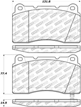 Cargar imagen en el visor de la galería, StopTech 08-15 Mitsubishi Evo X Street Select Front Brake Pads