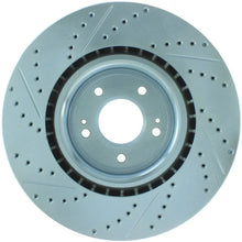 Cargar imagen en el visor de la galería, StopTech Select Sport 08-11 Mitsubishi Evo X Slotted and Drilled Left Front Rotor