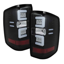 Cargar imagen en el visor de la galería, Spyder Chevy 1500 14-16 Light Bar LED Tail Lights Blk ALT-YD-CS14-LBLED-BK