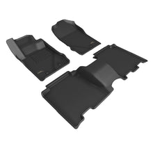 Cargar imagen en el visor de la galería, 3D MAXpider 21-24 Ford Bronco Kagu Floor Mat 1st/2nd Row - Black