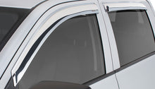 Cargar imagen en el visor de la galería, Stampede 2019 Chevy Silverado 1500 Double Cab Pickup Tape-Onz Sidewind Deflector 4pc - Chrome