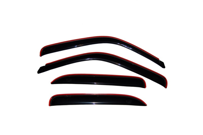 AVS 02-06 Cadillac Escalade Ventvisor In-Channel Front & Rear Window Deflectors 4pc - Smoke