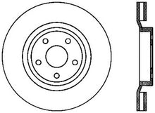 Cargar imagen en el visor de la galería, StopTech 06-10 Jeep Grand Cherokee SRT-8 Slotted &amp; Drilled Front Left Rotor