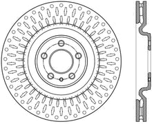 Cargar imagen en el visor de la galería, StopTech Premium High Carbon 13-14 Ford Mustang/Shelby GT500 Left Front Disc Slotted Brake Rotor