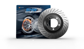 SHW 09-13 Porsche 911 Turbo w/Center Lock Whl w/o Ceramics Right Rr Drill-Dimp MB Rotor(99735240603)