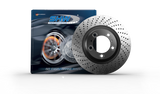 SHW 09-13 Porsche 911 Turbo w/Center Lock Whl w/o Ceramics Right Rr Drill-Dimp MB Rotor(99735240603)