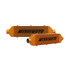 Cargar imagen en el visor de la galería, Mishimoto Universal Gold Z Line Intercooler  Overall Size: 28x8x3 Core Size: 21x6x2.5 Inlet / Outlet