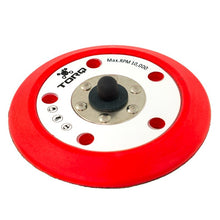Cargar imagen en el visor de la galería, Chemical Guys TORQ R5 Dual-Action Red Backing Plate w/Hyper Flex Technology - 5in