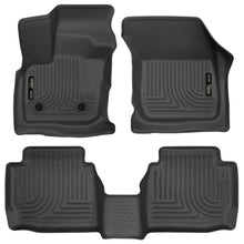 Cargar imagen en el visor de la galería, Husky Liners 17 Ford Fusion / 17 Lincoln MKZ Black Front and 2nd Row Floor Liners