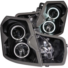 Cargar imagen en el visor de la galería, ANZO 2003-2007 Cadillac Cts Projector Headlights w/ Halo Black (CCFL)