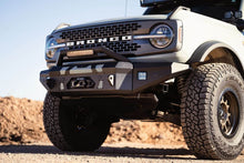 Cargar imagen en el visor de la galería, DV8 Offroad 2021+ Ford Bronco Front Bumper Winch Capable w/ Optional Bull Bar/Aux Light Opening