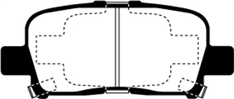 EBC 00-02 Acura MDX 3.5 Greenstuff Rear Brake Pads