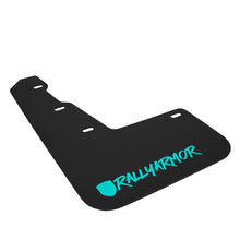 Cargar imagen en el visor de la galería, Rally Armor 15-21 Subaru WRX/STI Black UR Mud Flap w/Teal Altered Font Logo