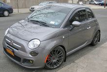 Cargar imagen en el visor de la galería, Rally Armor 12-18 Fiat 500 Black UR Mud Flap w/Grey Logo