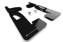 Load image into Gallery viewer, Rally Armor 22-25 Rivian R1T Black UR Mud Flap w/Dark Grey Logo