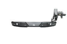 Cargar imagen en el visor de la galería, Rugged Ridge 18-22 Jeep Wrangler (JL) Rubicon/Spt 2dr HD Rear Bumper w/Swing Out Tire Carrier - Blk