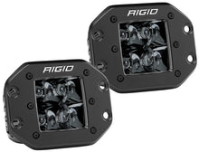 Cargar imagen en el visor de la galería, Rigid Industries D2 - Midnight Edition Flush Mount Spot Lights