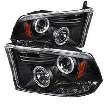 Cargar imagen en el visor de la galería, Spyder Dodge Ram 1500 09-14 10-14 Projector Headlights Halogen- LED Halo LED - Blk PRO-YD-DR09-HL-BK