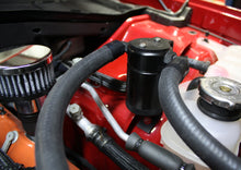 Cargar imagen en el visor de la galería, J&amp;L 15-17 Dodge Hellcat 6.2L Hemi Driver Side Oil Separator 3.0 - Black Anodized