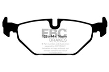 Cargar imagen en el visor de la galería, EBC 99-01 Saab 9-5 2.3 Turbo (Aero) Redstuff Rear Brake Pads