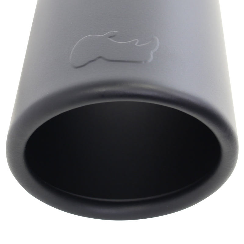 Go Rhino Exhaust Tip - Black - ID 3in x L 14in x OD 4in