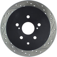 Cargar imagen en el visor de la galería, StopTech Sport Drilled &amp; Slotted Rotor - Rear Left