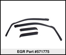 Cargar imagen en el visor de la galería, EGR 14+ Chev Silverado/GMC Sierra Crw Cab In-Channel Window Visors - Set of 4 - Matte (571775)