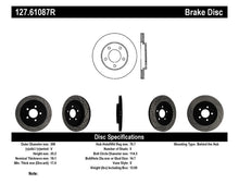 Cargar imagen en el visor de la galería, StopTech 05-10 Ford Mustang Slotted &amp; Drilled Right Rear Rotor