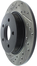 Cargar imagen en el visor de la galería, StopTech 12-15 Ford Focus w/ Rear Disc Brakes Rear Right Slotted &amp; Drilled Rotor