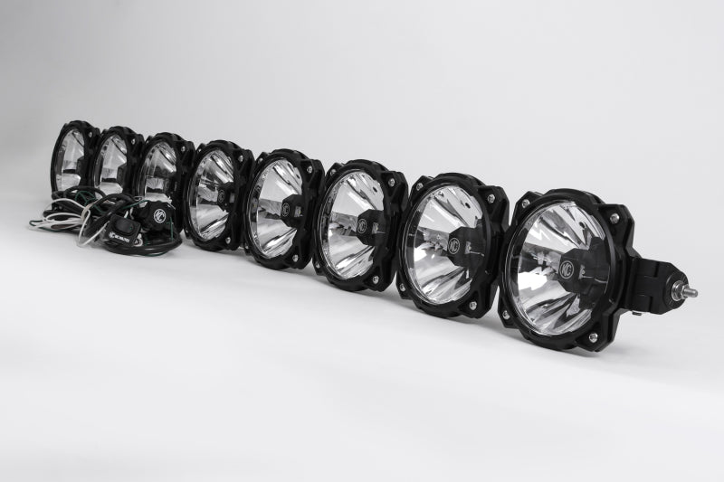 KC HiLiTES 07-18 Jeep JK 50in Pro6 Gravity LED 8-Light Light Bar System (160W Combo Beam)