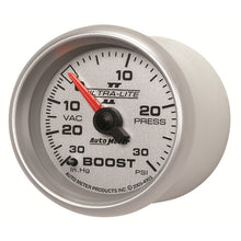 Cargar imagen en el visor de la galería, Autometer Ultra-Lite II 52mm 30 PSI Mechanical Boost Gauge