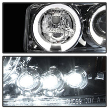 Load image into Gallery viewer, Spyder GMC Sierra 1500/2500/3500 99-06 Projector Headlights LED Halo LED Chrome PRO-YD-CDE00-HL-C